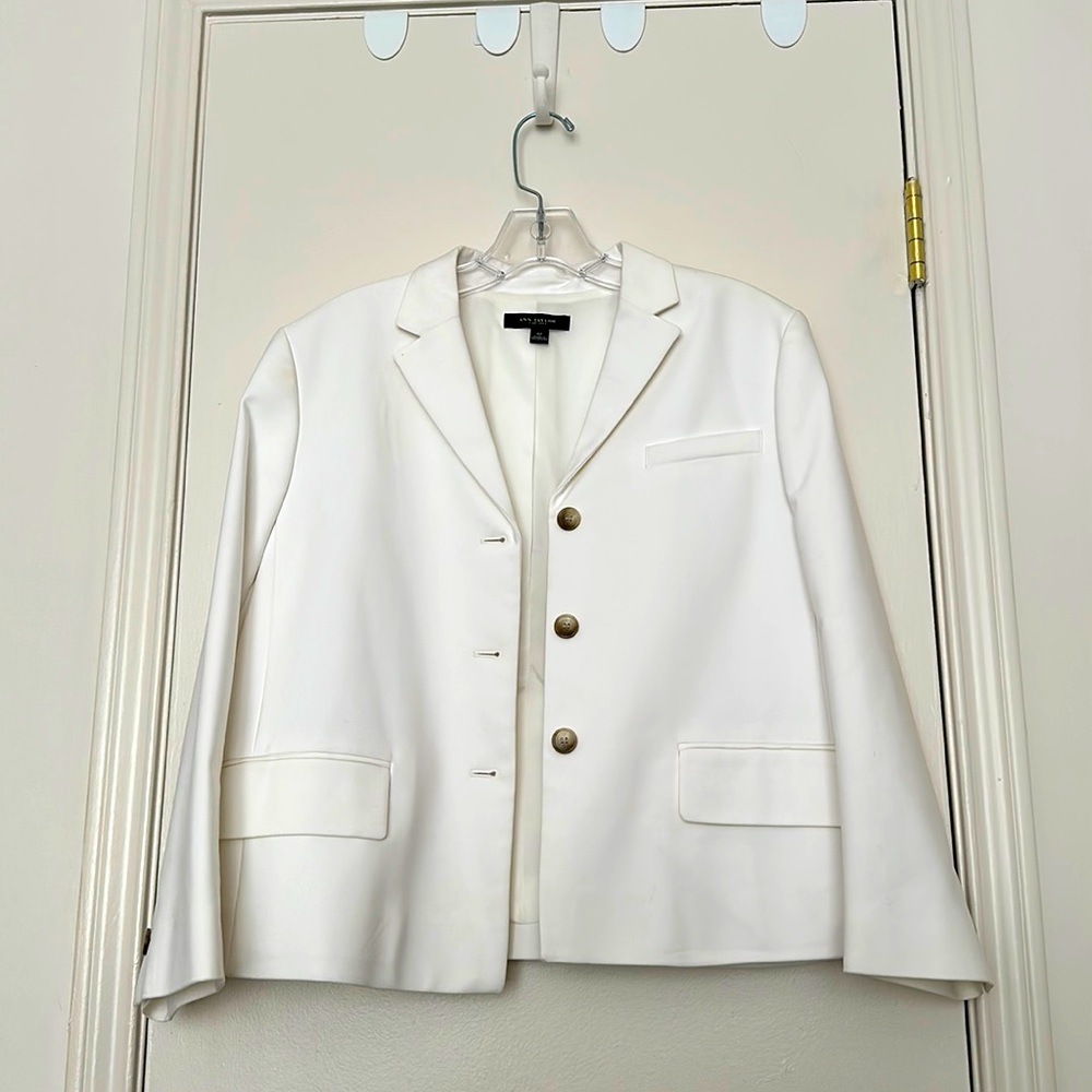 Ann Taylor White Blazer
